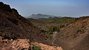 Blick in den Westen Teneriffas aufs Teno-Gebirge