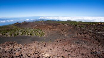 die raue Vulkanlandschaft im Westen des Teide Nationalpark