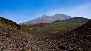 das Teide-Massiv vom Krater des Montaña Sámara