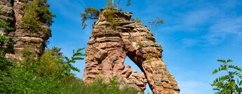 der Felsbogen des Schillerfelsen