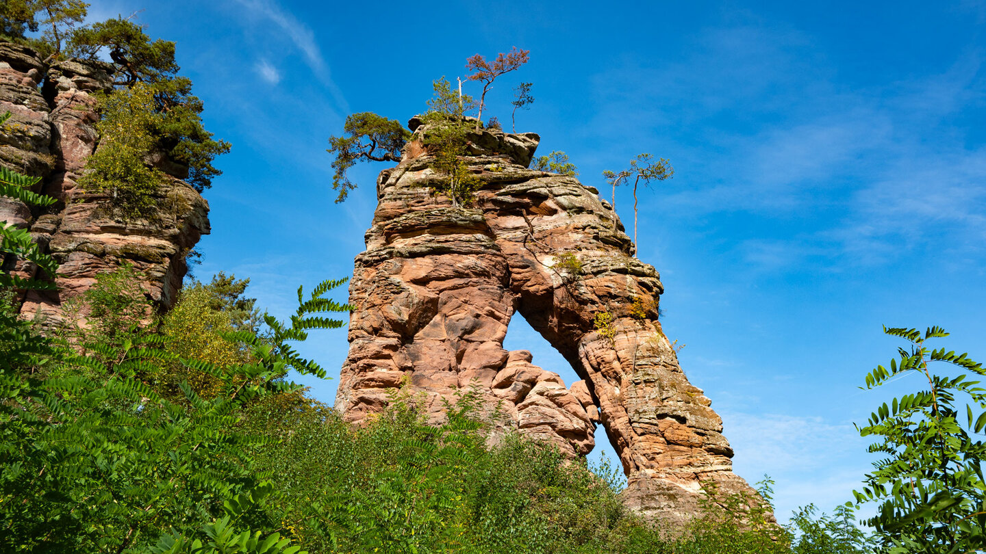 der Felsbogen des Schillerfelsen