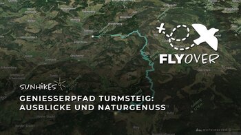 Genießerpfad Turmsteig bei Todtnau im Schwarzwald – Flyover