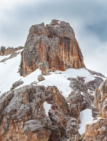 Nordwestgrat der Cima di Mezzo in den Ampezzaner Dolomiten
