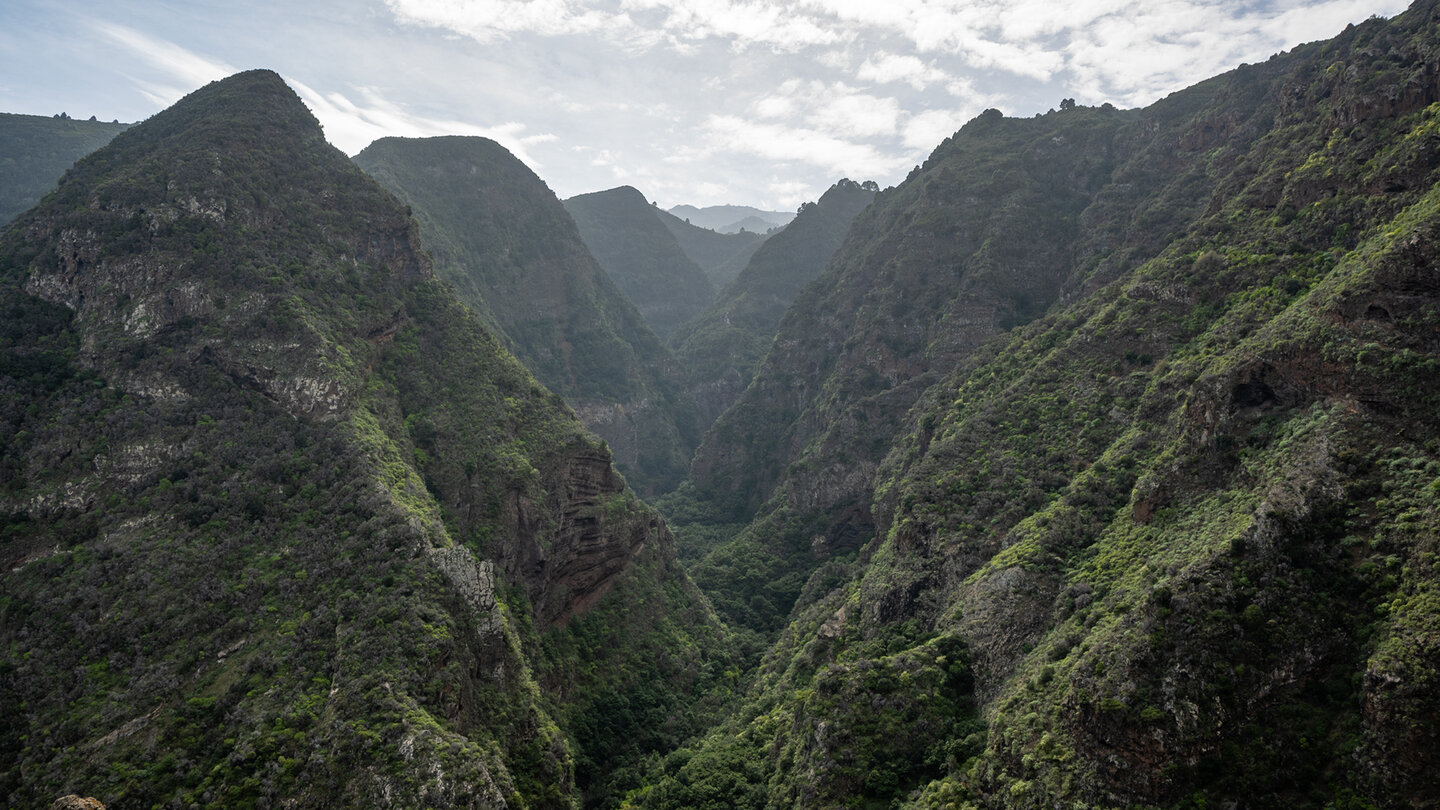 spektakulärer Einblick in die Schlucht Barranco de los Hombres die Schlucht Barranco de los Hombres