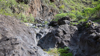 Wanderweg im Barranco de los Hombres