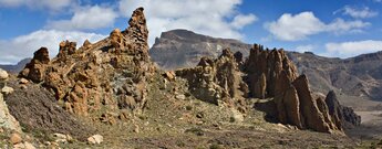 die Roques de García in der Caldera de Las Cañadas im Teide Nationalpark