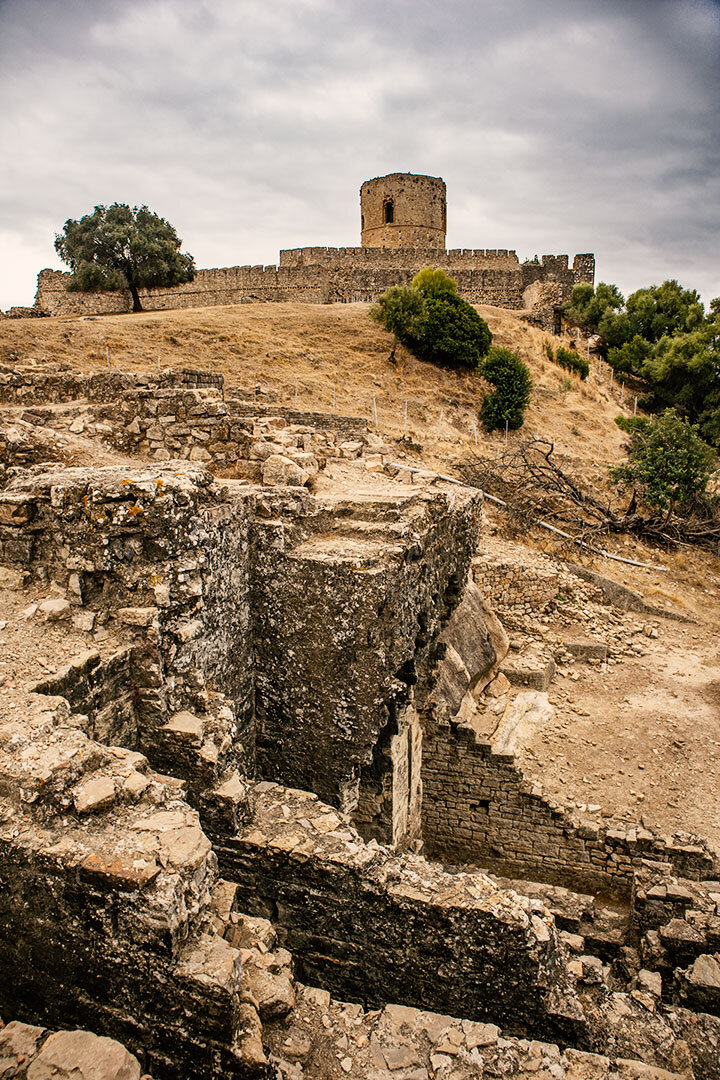 Templo Romano und Alcazaba in Jimena de la Frontera
