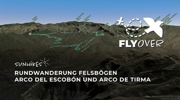 Spektakuläre Felsenarchen in wilder Bergwelt: Die große Tirma-Rundtour im 3D-Flyover