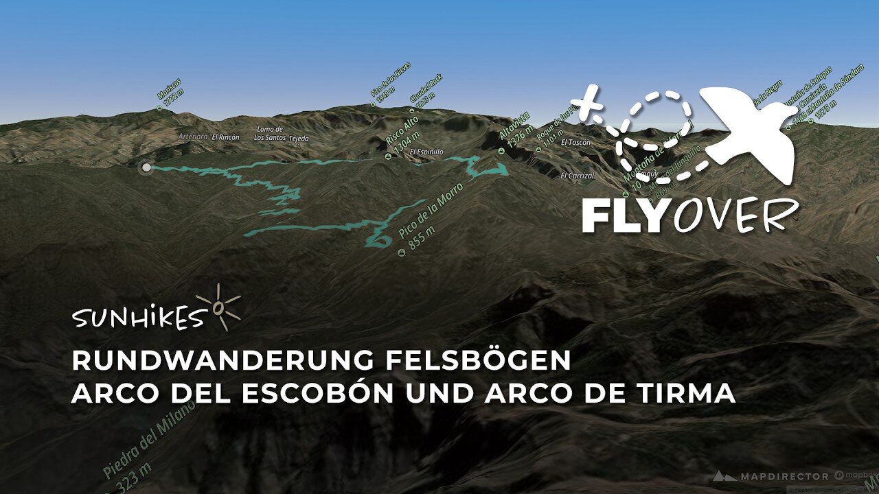 Spektakuläre Felsenarchen in wilder Bergwelt: Die große Tirma-Rundtour im 3D-Flyover