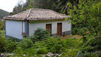 einsames Haus in der kleinen Streusiedlung El Cedro