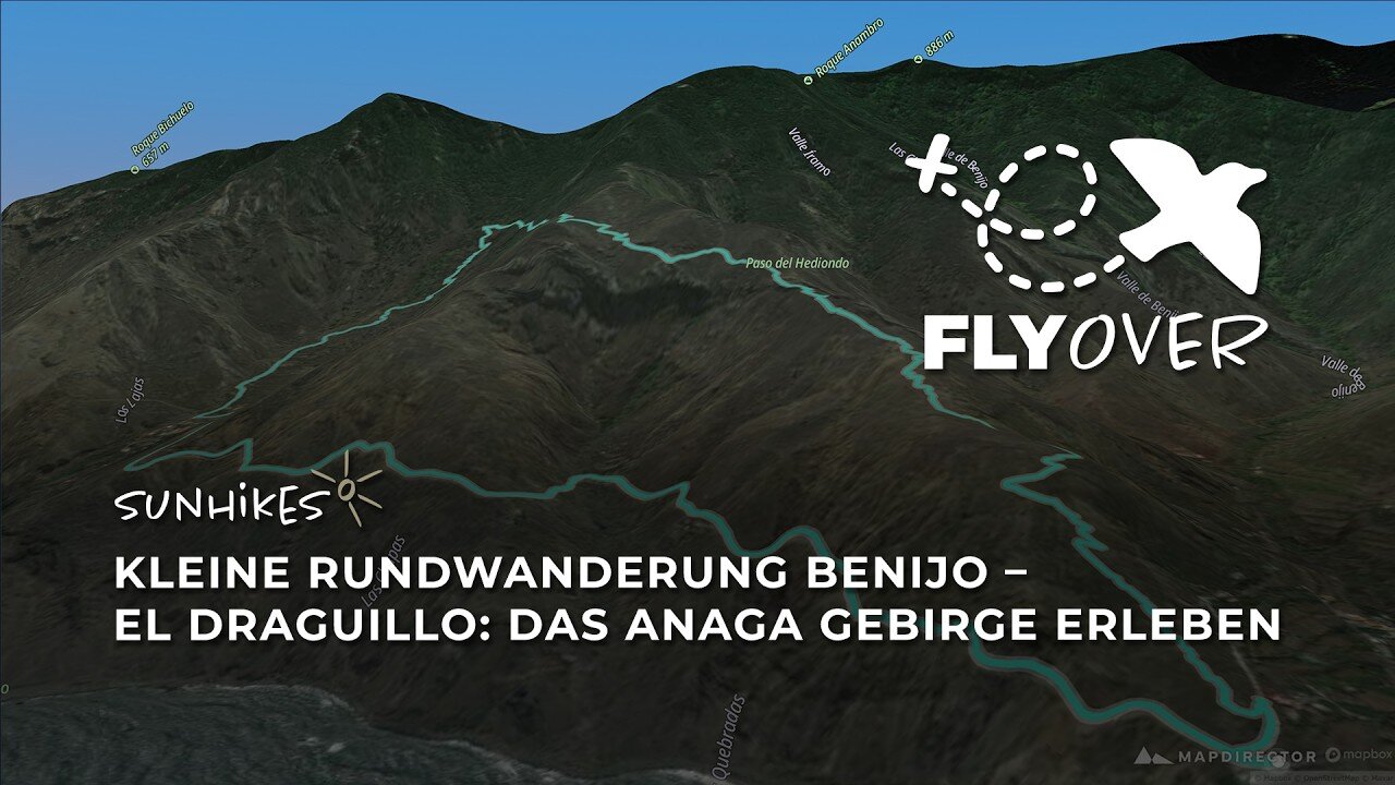 Anaga Rundwanderung Benijo – El Draguillo auf Teneriffa– Flyover
