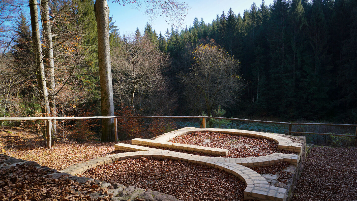 die Ruine der alten Glashütte Birklergrund