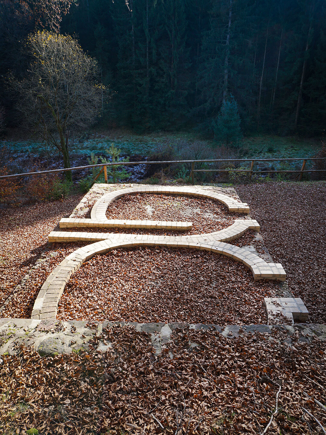 Grundrisse der Ruine Birklergrund im Spessart
