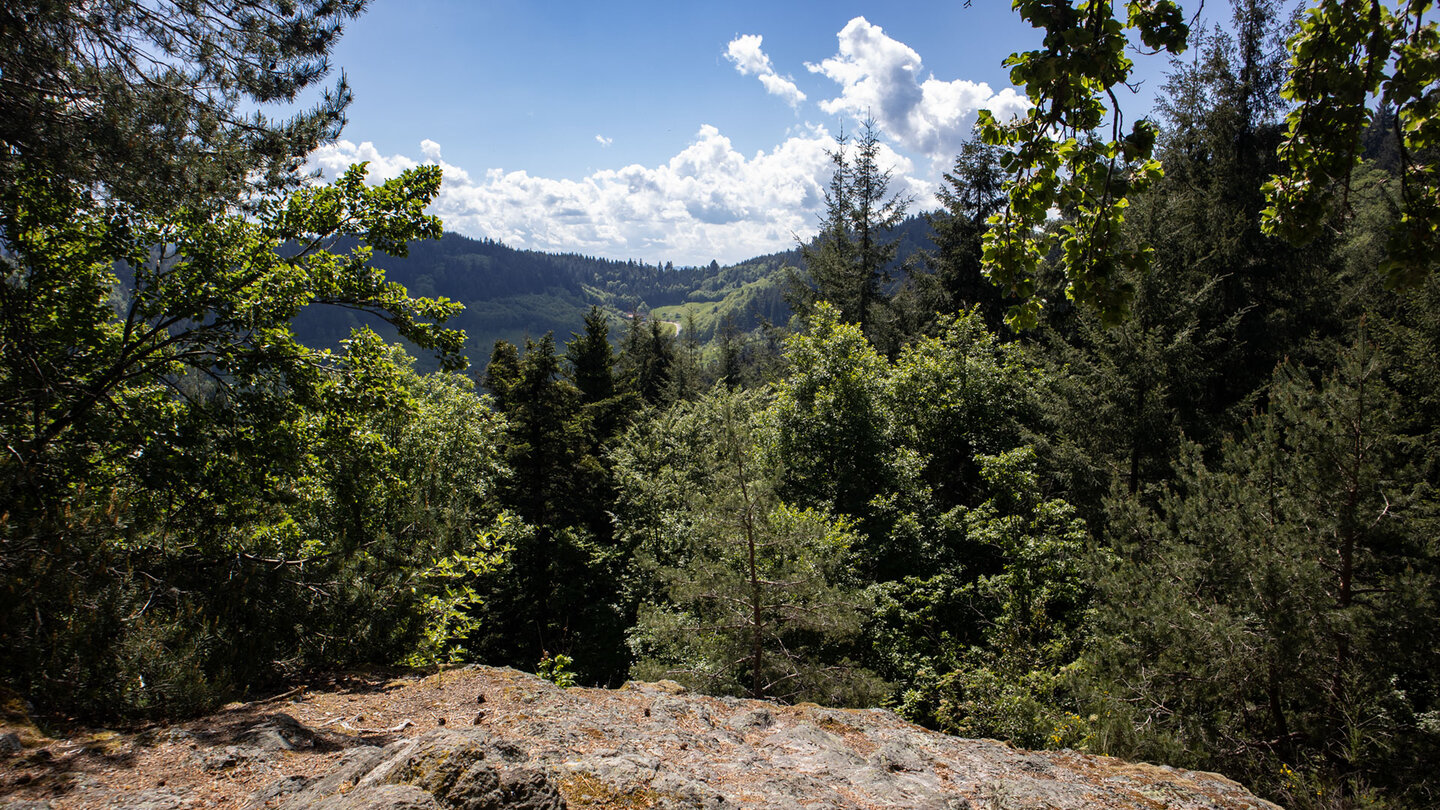 Ausblick vom Breitfelsen auf Simmersbach