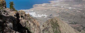 Blick auf die Atlantikküste bis zur Punta de Sardina