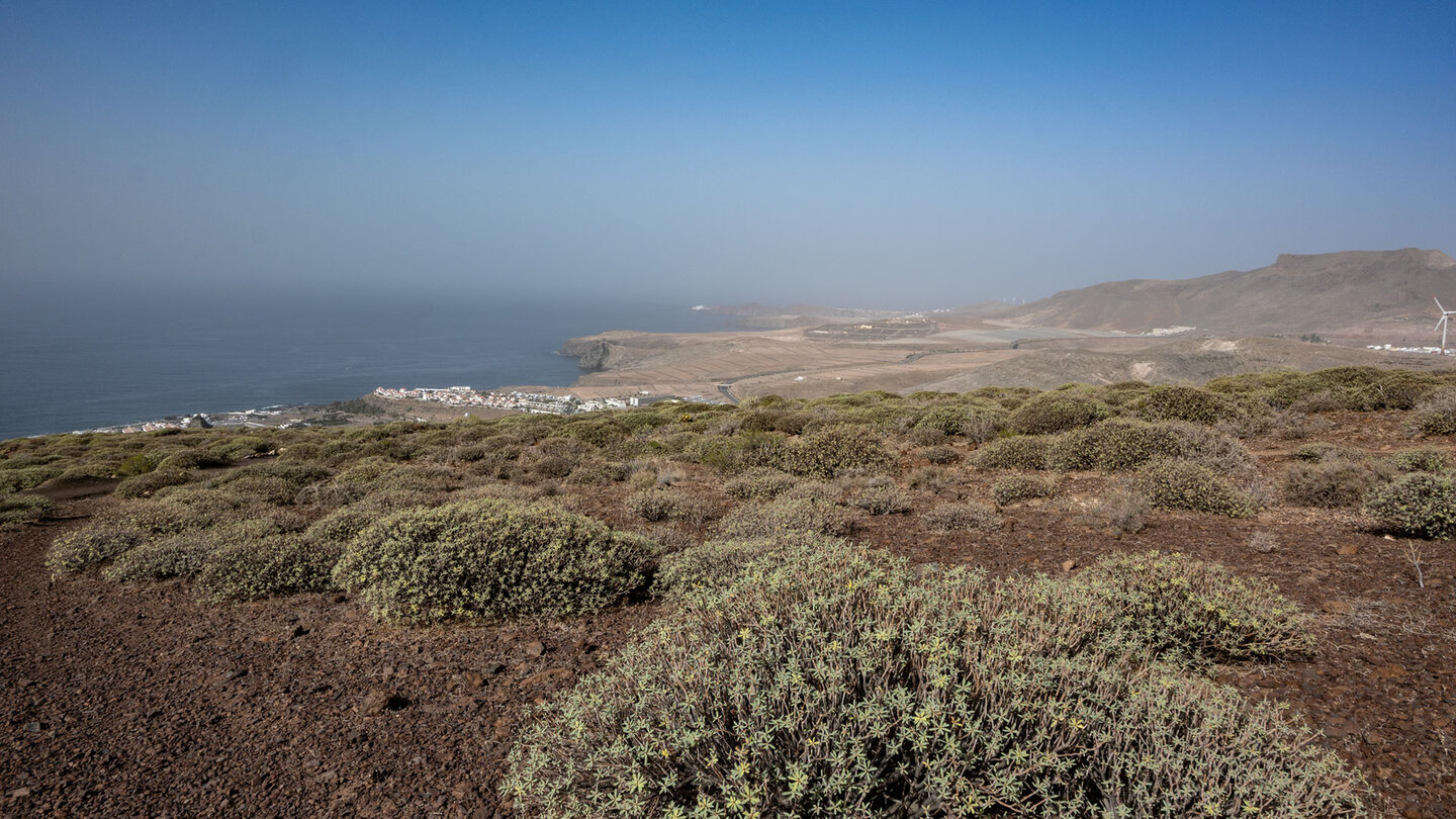 Blick entlang der Nordwestküste Gran Canarias