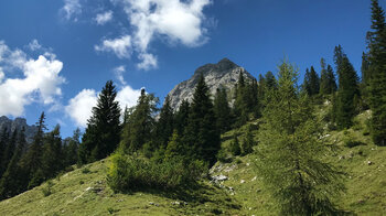 Ehrwalder Sonnenspitze in den Tiroler Alpen