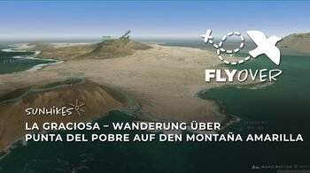 La Graciosa Vulkanwanderung – Punta del Pobre & Montaña Amarilla – Flyover