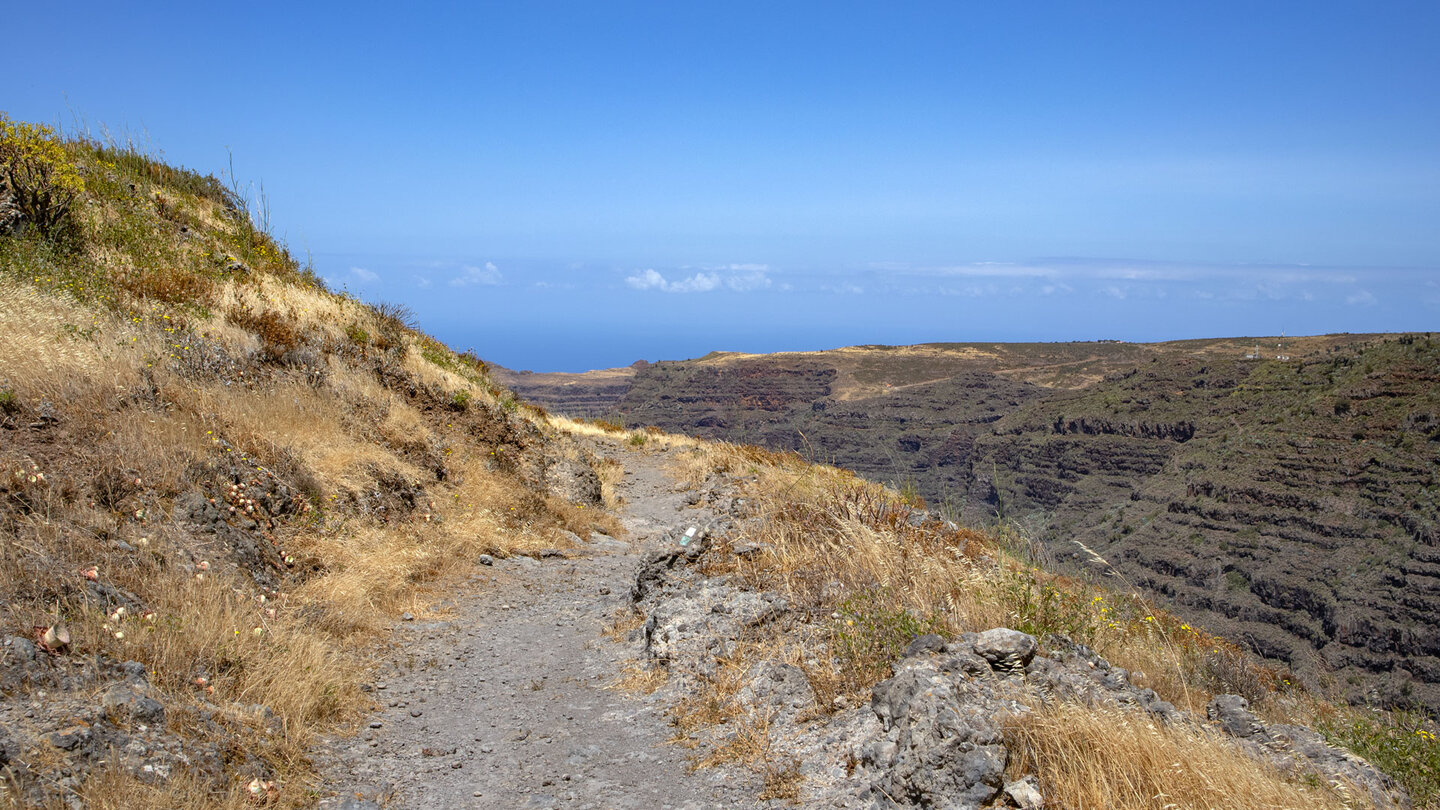 Wanderung oberhalb der Schlucht Barranco del Agua