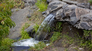 Wasserkanal bei der Abwanderung nach La Vizcaina