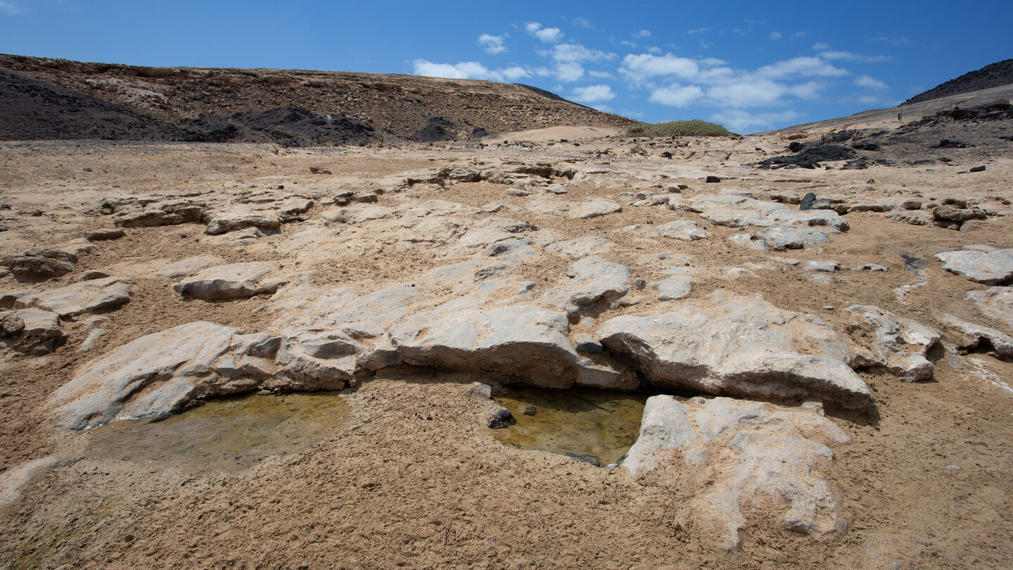 Wasserstellen bei Aguas Cabras