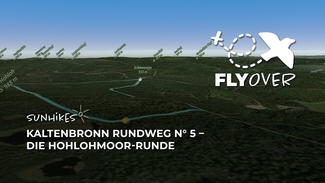 Kaltenbronn Rundweg N° 5 – Die Hohlohmoor-Runde – Flyover