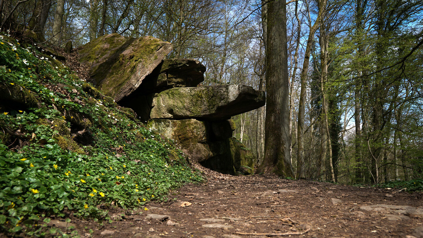 die Wichtelhöhlen bei Bad Kissingen im Naturpark Bayerische Rhön die Wichtelhöhlen bei Bad Kissingen