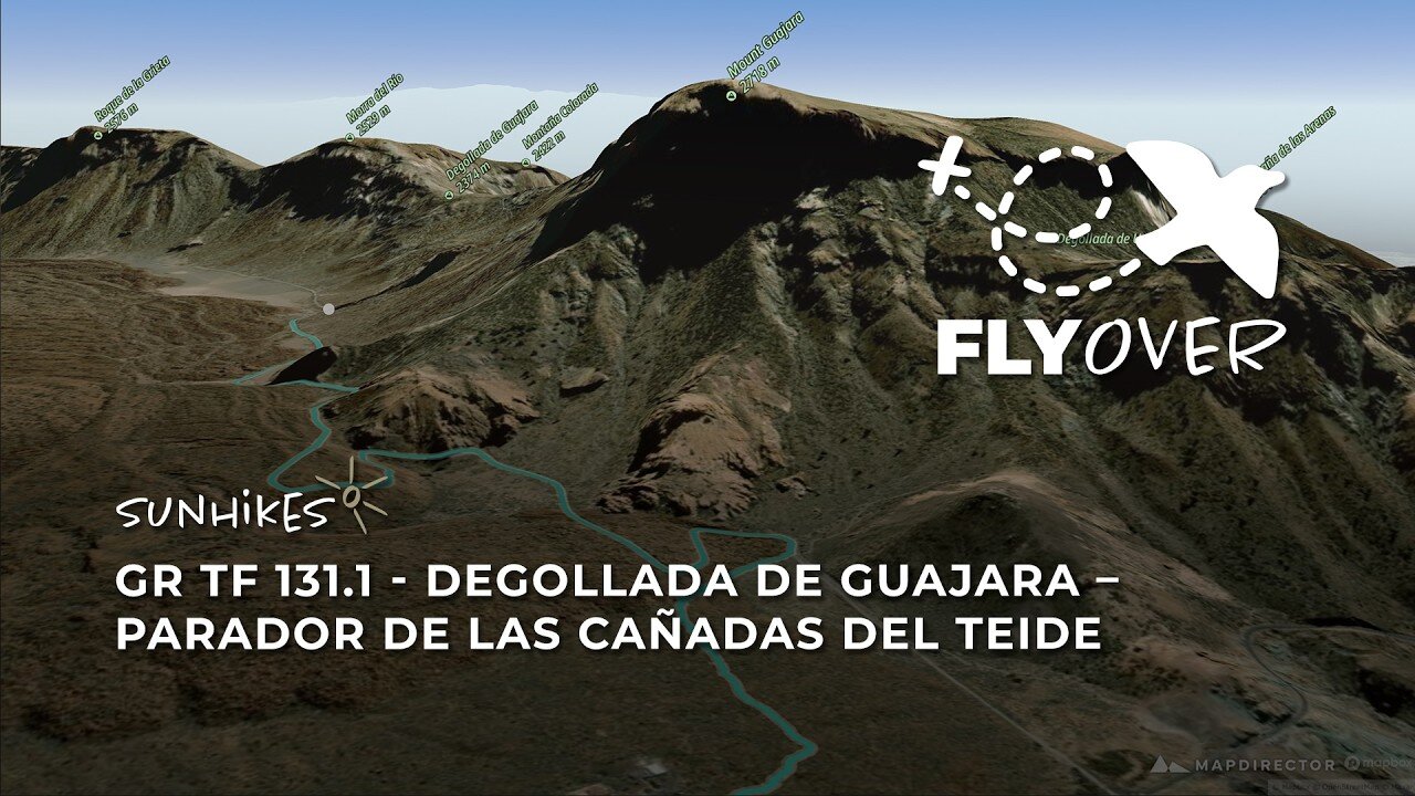 GR-TF 131 Degollada de Guajara – Parador Cañadas del Teide – Flyover