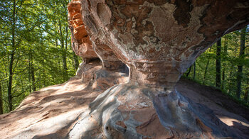 Erosionsspuren am Rocher de l'erbsenfels