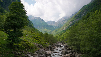 Blick entlang der Redorta