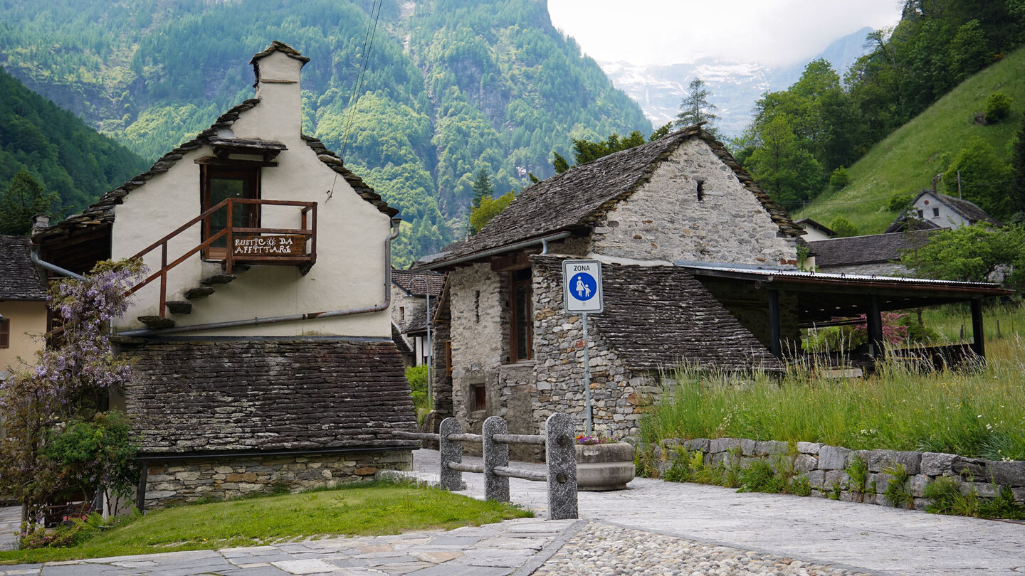 Blick auf Sonogno Blick auf Sonogno