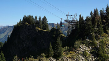 Gondel der Walmendingerhornbahn Kleinwalsertal