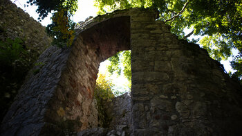 Zugang zum Nordturm der Burg Falkenstein