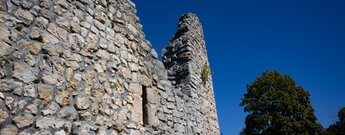 Ruine der Oberburg von Burg Falkenstein