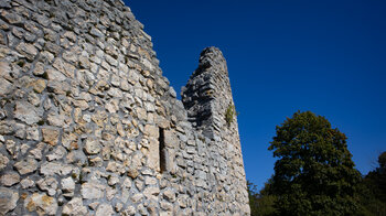 Ruine der Oberburg von Burg Falkenstein