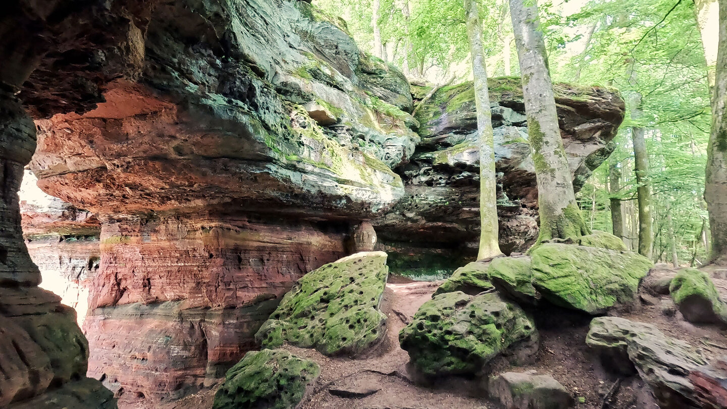 das Felsentor bei den Altschlossfelsen Felsentor bei den Altschlossfelsen