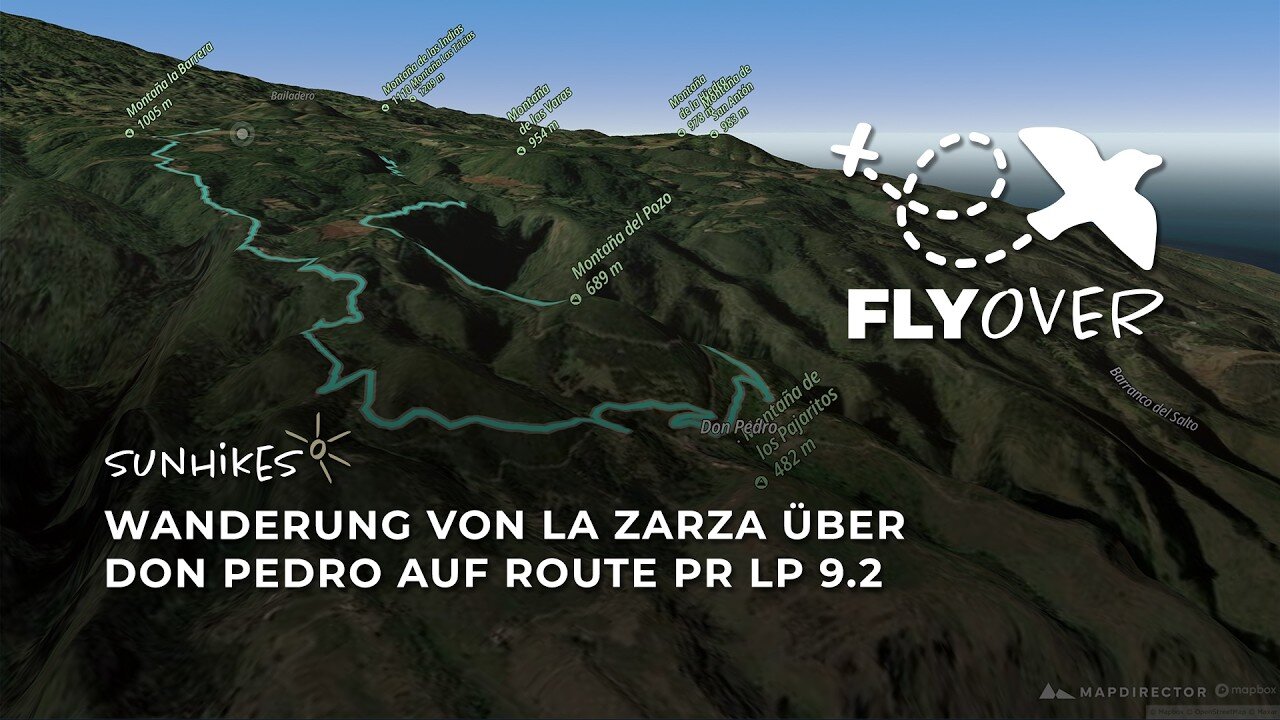 Im Flyover durch den Lorbeerwald La Palmas: Die Rundtour von La Zarza nach Don Pedro (PR-LP 9.2)