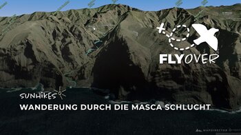 Abstieg in die Riesenschlucht: Das Naturwunder Masca auf Teneriffa im spektakulären 3D-Flyover