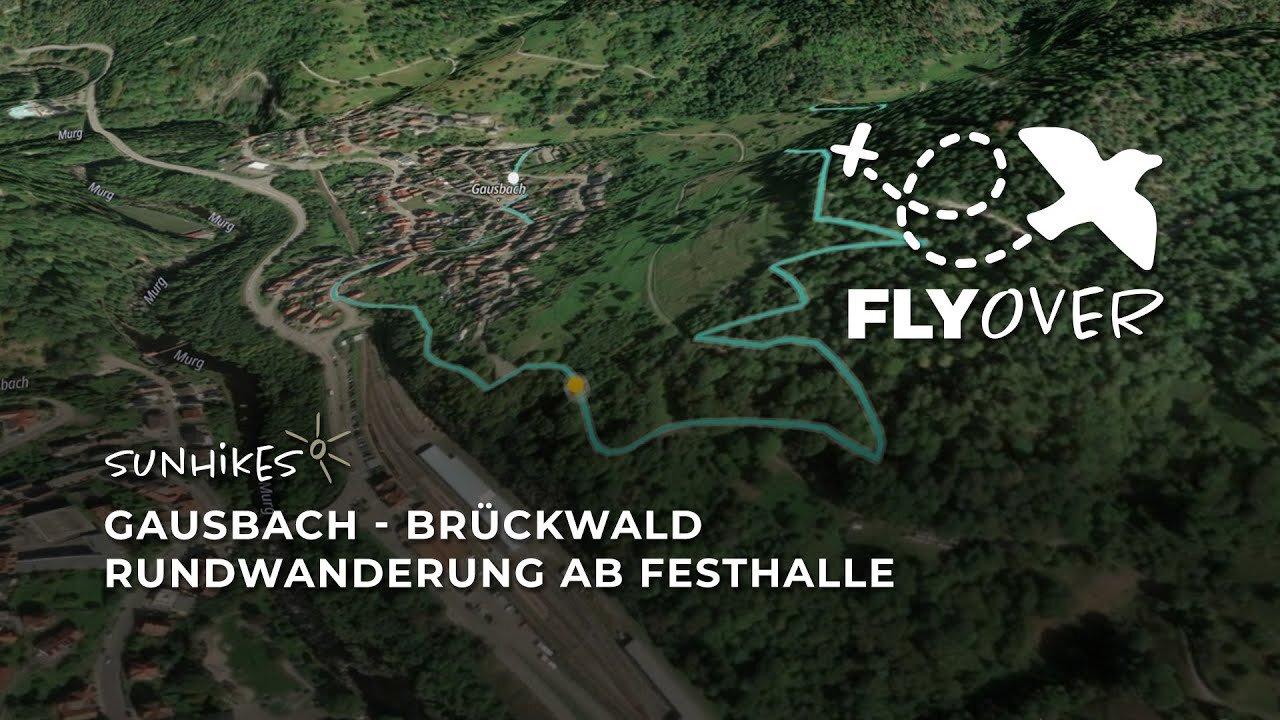 Gausbach - Brückwald Rundwanderung ab Festhalle – Flyover