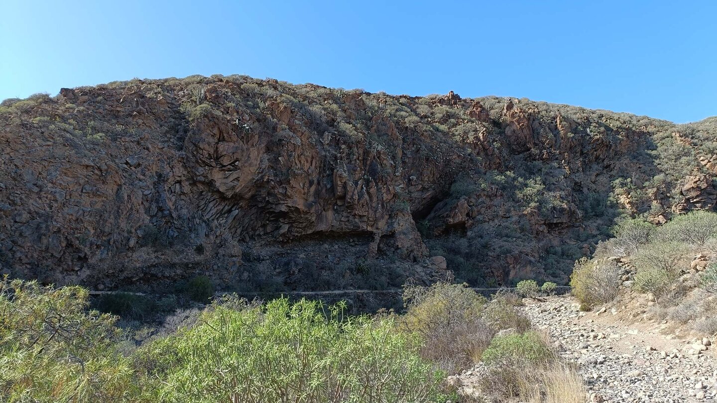 Wanderweg entlang der Schlucht