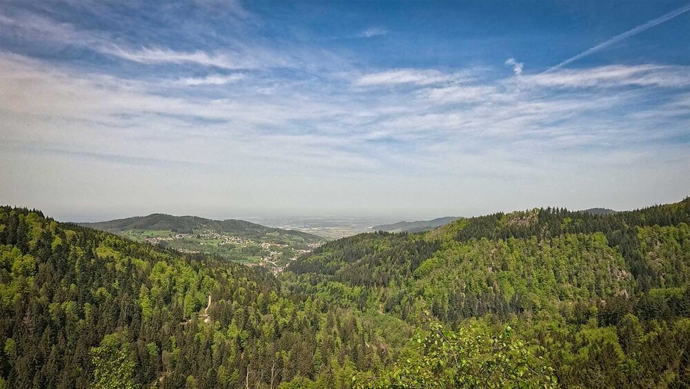 Ausblick vom Wiedenfels Ausblick vom Wiedenfels