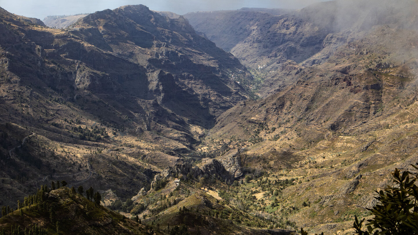 Blick ins Barranco de Benchijigua