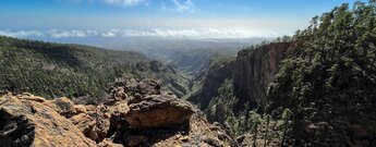 Ausblick über die Steilklippen des Risco de las Yedras zum Atlantik