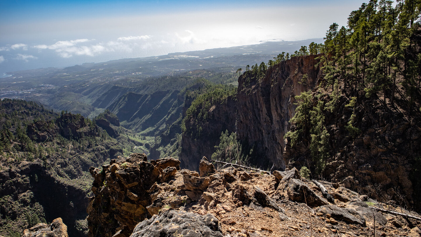 die Steilklippen des Risco de las Yedras