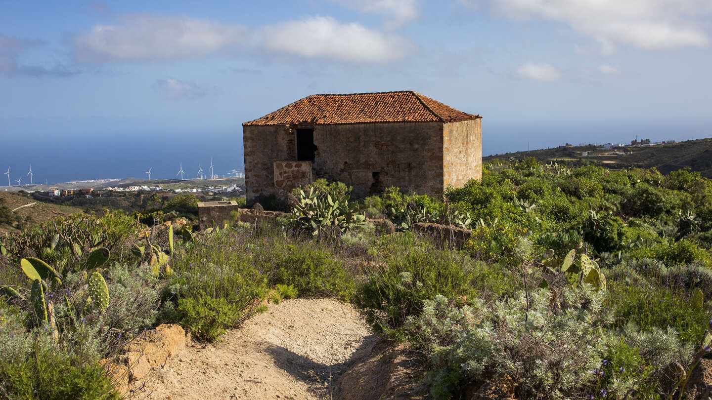 Ruine eines Bauernhauses am Lomo de Tamadaya