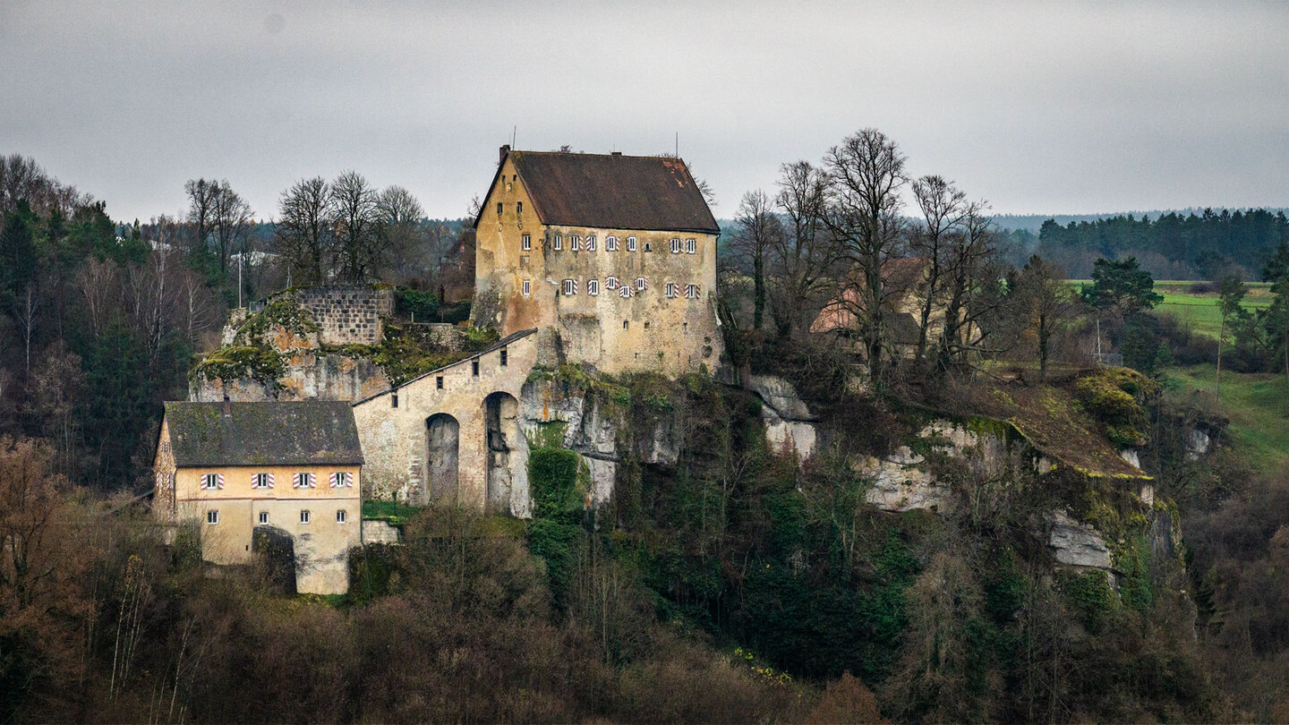 Burg Pottenstein in der Fränkischen Schweiz.
