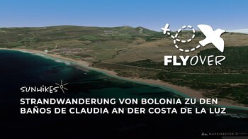 Wandern in Andalusien: 3D-Flyover zu den natürlichen Meerwasserpools der Baños de Claudia