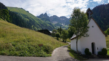 Kapelle St. Katharina in Einödsbach in den Allgäuer Alpen