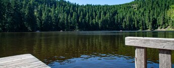 Blick auf den Mummelsee an der Schwarzwaldhochstraße
