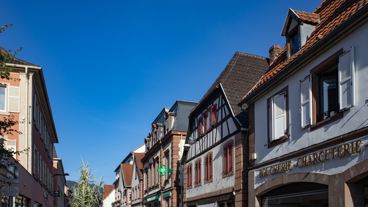 Altstadtgasse in Niederbronn les Bains